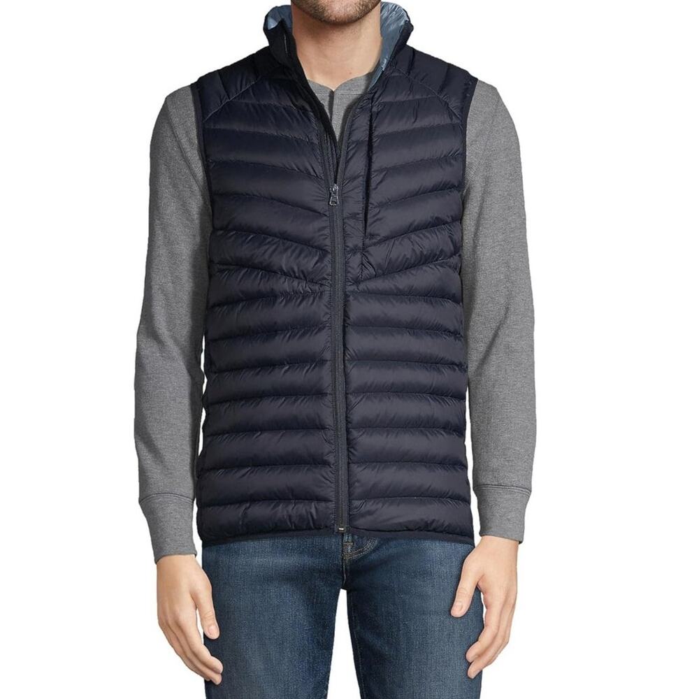 Lands' End Men's Wanderweight Ultralight Packable Down Vest,‎ Size Small